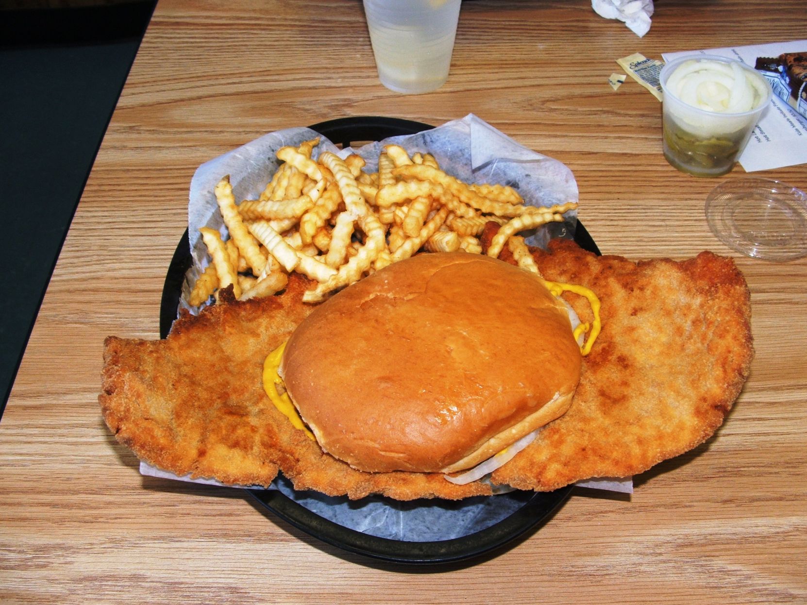 Indiana: Breaded pork tenderloin sandwich